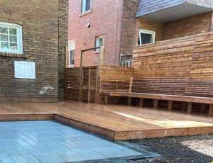 Deck installation Ontario Heaven Yard